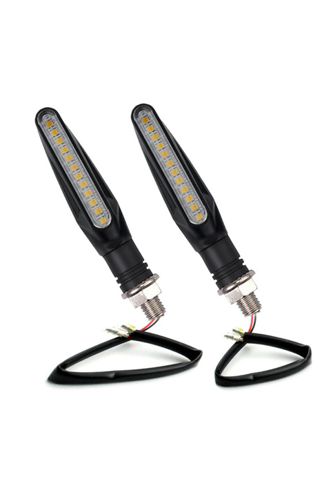 Techmaster Motosiklet Led Sinyal Lambası 12V Su Geçirmez Universal ZXD-04
