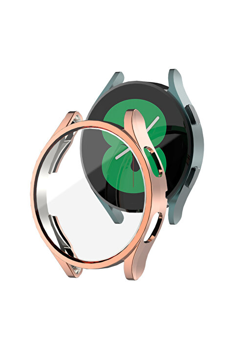 Techmaster Samsung Galaxy Watch 5 40mm Silikon Kapak Kılıf Ekran Koruyucu