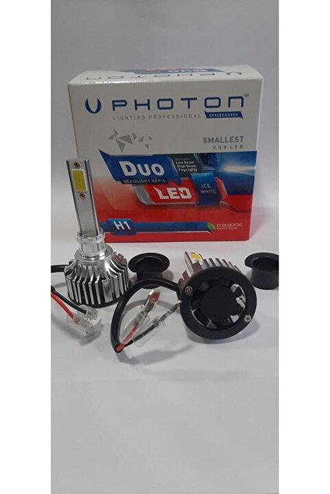 Photon 2023 En Yeni Seri H1 Duo Led Xenon Şimşek Etkili Beyaz Zenon H1
