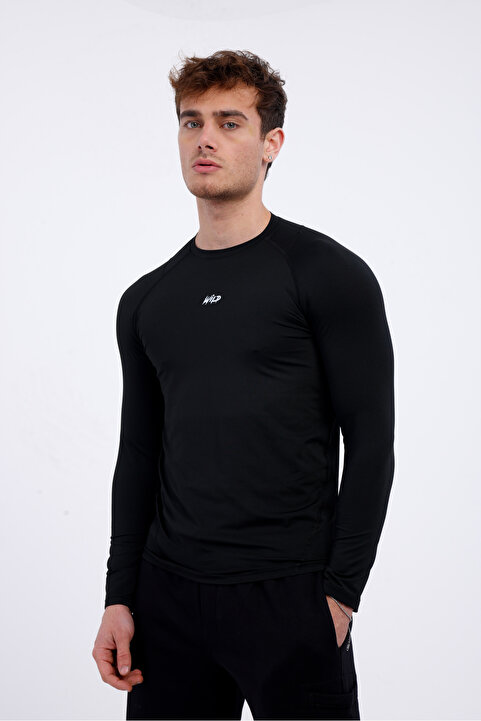Wild Athletic Erkek Pro Compression Uzun Kollu Spor Fitness Body