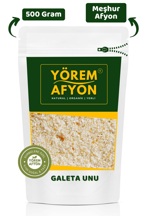 Gülçehre Meşhur Afyonkarahisar Yöresinden Ev Yapımı Lezzetlerin Sırrı Tam Buğday Unlu Galeta Unu | 500Gr.