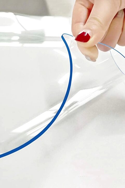 Genel Markalar 1.4 Mm Net Kalınlık Şeffaf Kalın PVC Masa Koruyucu Mika Masa Örtüsü