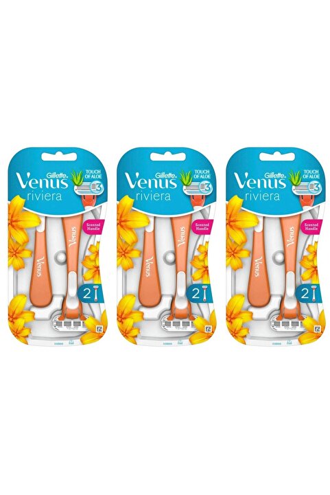 Gillette Venus Gillette Venüs Riviera 2'li Yedek 8'li X 3 Adet
