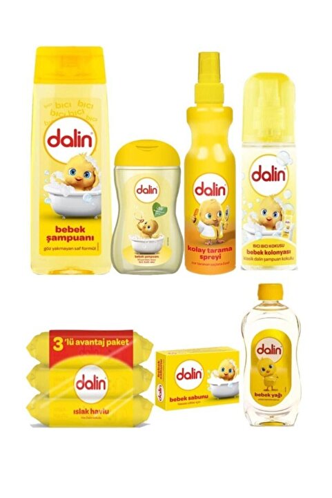 Dalin Bebek Bakım Seti 7 Parça