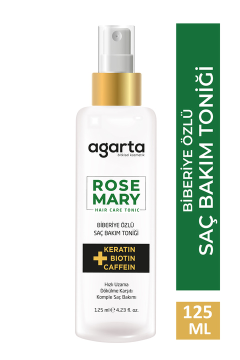 Agarta Saf Biberiye Suyu Saç Toniği Dökülme Karşıtı Ve Saç Uzamasını Destekleyici Tonik 125 ml
