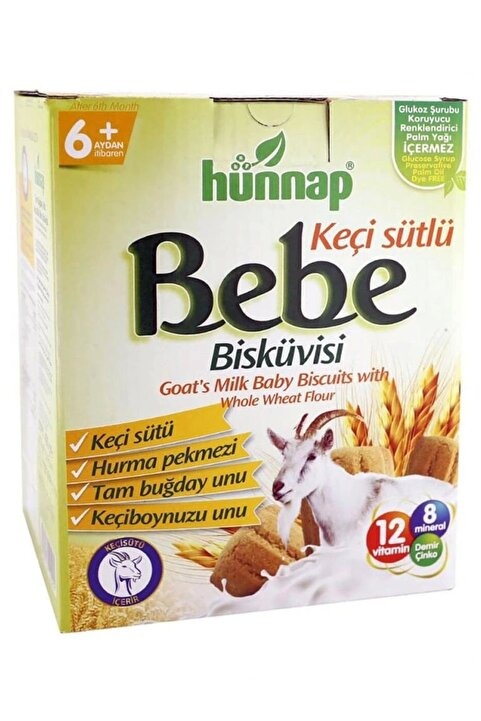 Genel Markalar Hunnap Bebe Bisküvisi 400 Gr Kecı Sutlu Keçi Sütlü 400 Gr Kategori: Kaşık Maması