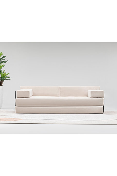 Gaga Mobilya (90x200cm) Aktivite koltuğu Kanepe Koltuk Yataklı Kanepe Üçlü Koltuk Üçlü Kanepe (bej)