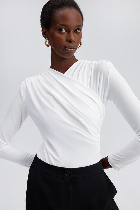 Touche Prive DRAPELİ ÇIT ÇIT BODY