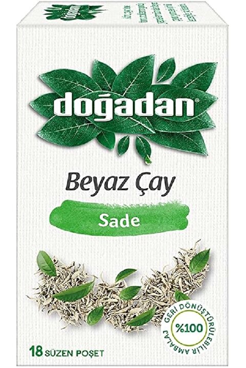 Doğadan Beyaz Çay Sade 18 Poşet