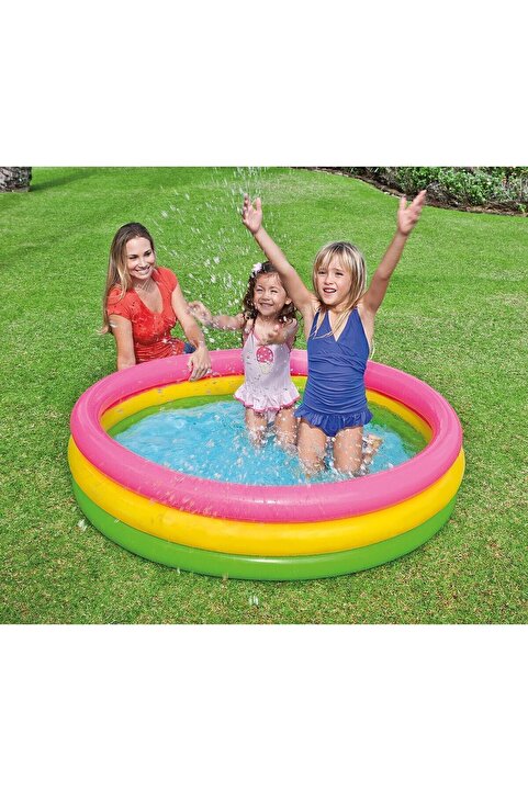 Intex 3 Bogumlu Sunset Havuz 147x33 Cm 57422 29 Cm