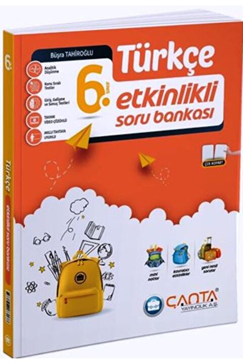 Çanta Yayınları ÇANTA YAYINCILIK 6.SINIF TÜRKÇE ETKİNLİKLİ SORU BANKASI (YENİ)