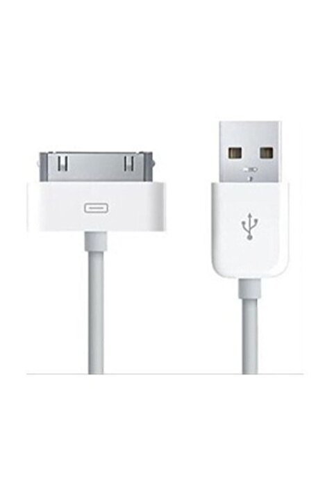 Shark Iphone Ipad 1 2 3  4 4s Uyumlu Usb Şarj Kablosu 1 mt