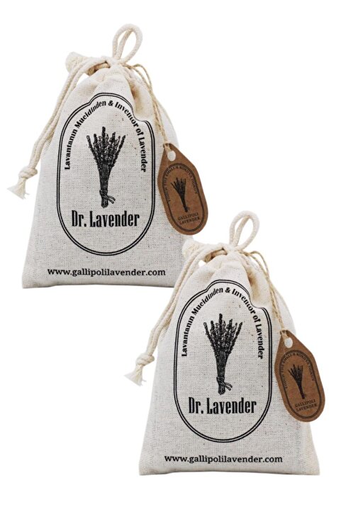 Dr.Lavender 2 Adet Lavanta Kesesi 22 gr Kurutulmuş Lavanta Çiçeği Dolap İçi Koku