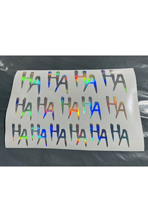 Genel Markalar HAHAHA STİCKER HOLOGRAM 13x19cm
