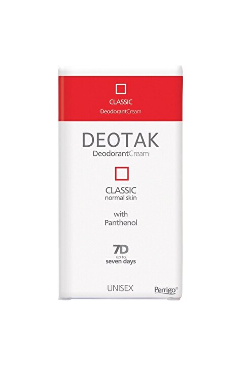 Deotak Unisex Krem Deodorant Klasik 35 Ml