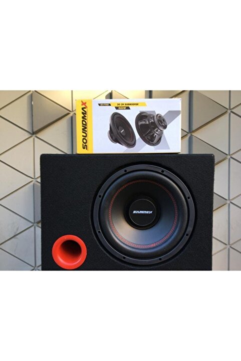 Soundmax Sx-fth12 30 Cm Kabinli Subwoofer Bas 1500 Watt Maximum Power Sx-fc12