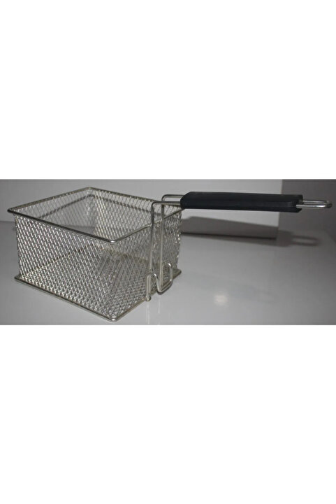 ZTM HOME fritöz sepeti uzunluk 21 cm eni 19 cm arkadan asmalı
