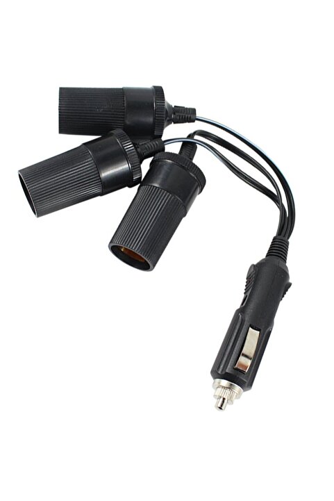 Powermaster Çakmak Fiş Çoklayıcı 3'lü (1 Erkek-3 Dişi)
