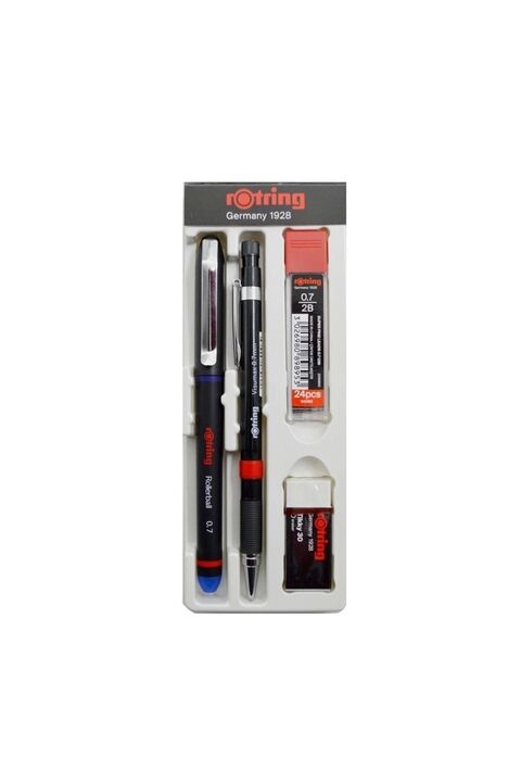 Rotring Visumax 0.7+ Roller 4 Lü Set Mavi