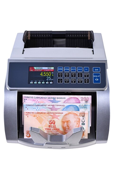HeMeS Plus Gold Mıx 2 Ofis Tipi Para Sayma Makinesi (SAHTE TESPİTLİ VE EKRAN HEDİYELİ)