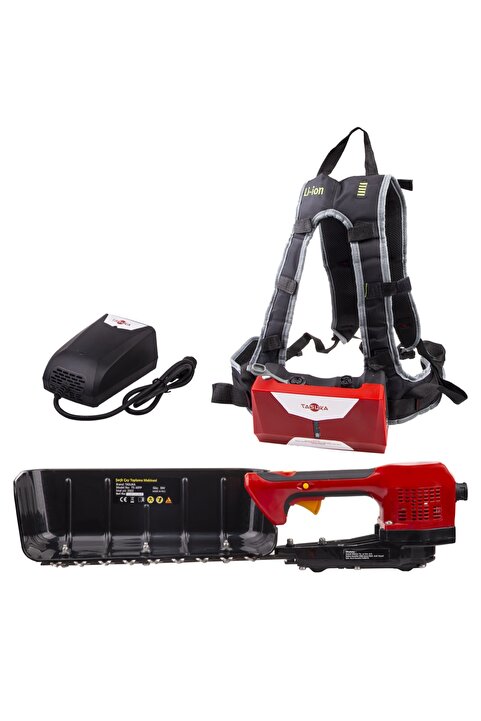 Tasuka TS-30TP Akülü Çay Toplama Makinası – 30 cm Bıçak – Sepetli – 36V Li-Ion Sistem