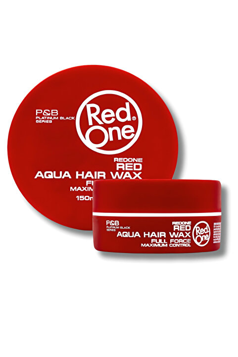 Red One Redone Aqua Wax 150 ml – Güçlü Tutuş, Parlak Görünüm, Su Bazlı Saç Waxı