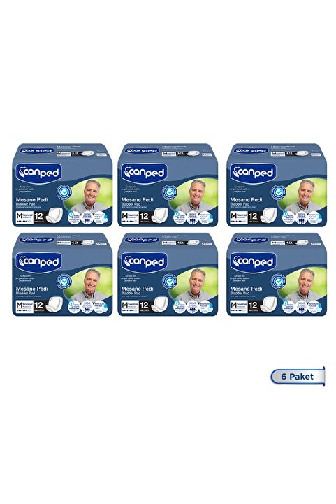 Canped Mesane Pedi Erkek 12 Li X 6 Adet