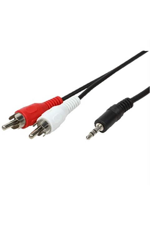 LogiLink Hdx1042 Ca1042 3.5mm Stereo Erkek - 2 X Rca Erkek Kablo 1.2 MT