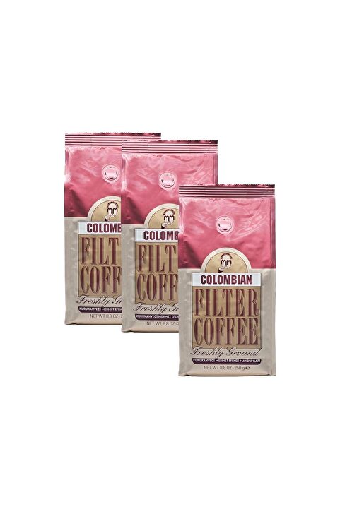 Mehmet Efendi Kurukahveci Colombian Filtre Kahve 3 x 250 G