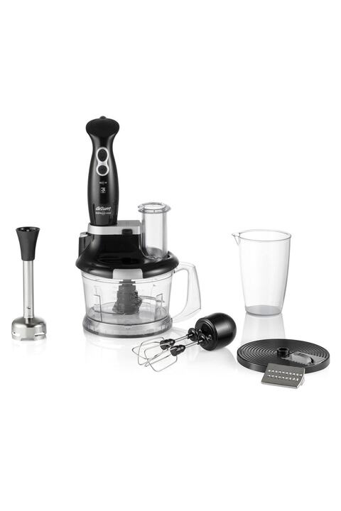 Arzum AR1004 Soprano Max Multi Blender Seti 1000 W, 5 Fonksiyonlu, 1500 ml Doğrayıcı Hazne, Siyah