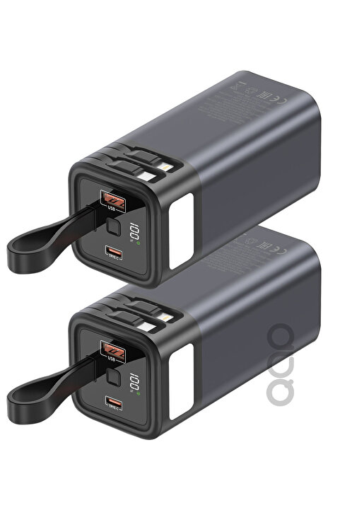 TEKNOHANE 65w Macebook Powerbank Notebook Powerbank 65watt Bilgisayar Powerbank 20,000 Mah 65 Watt