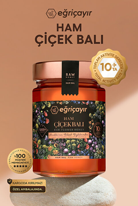 Eğriçayır Ham Çiçek Balı Ta10 850g (DOĞAL, HAKİKİ)