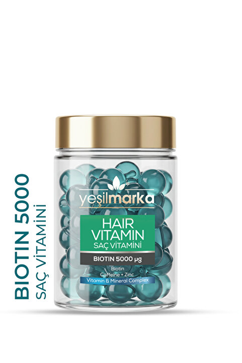 yeşilmarka Saç Vitamini - Biotin & Kafein - Canlandırıcı Ve Güçlendirici Saç Bakım Yağı - Parlak Görünüm