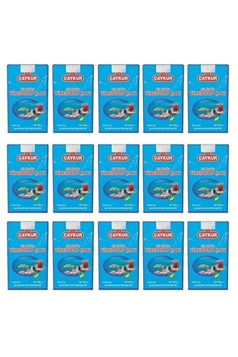 Çaykur 42 No'lu Tirebolu Siyah Dökme Çay 15 x 500 G