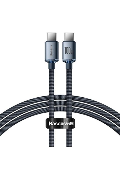Baseus Crystal Shine Serisi 100w 120cm Type C To Type C Hızlı Şarj Data Kablosu