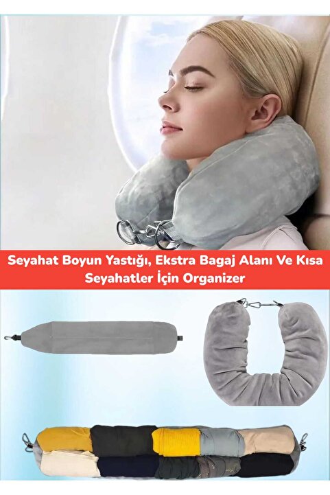 i lin baby Seyahat Yastığı, Seyahat Organizeri, Eşyalarınıza Ekstra Bagaj Ücretlerinden Kaçınmak İçin Organizer