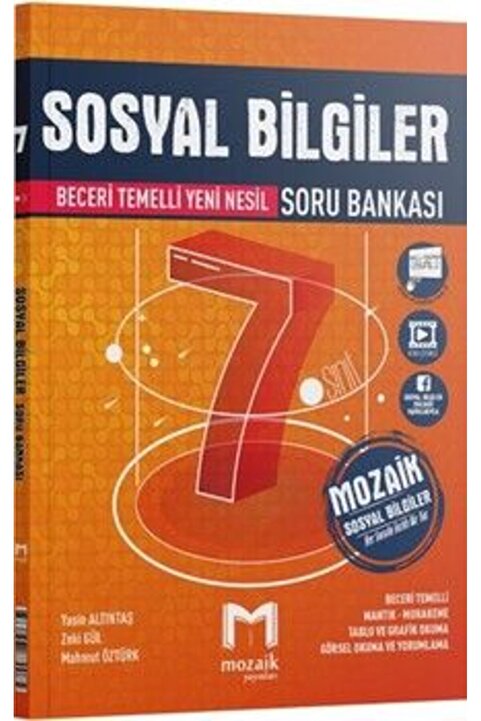 Mozaik Yayınları Mozaik Yayınları 7. Sınıf Sosyal Bilgiler Soru Bankası