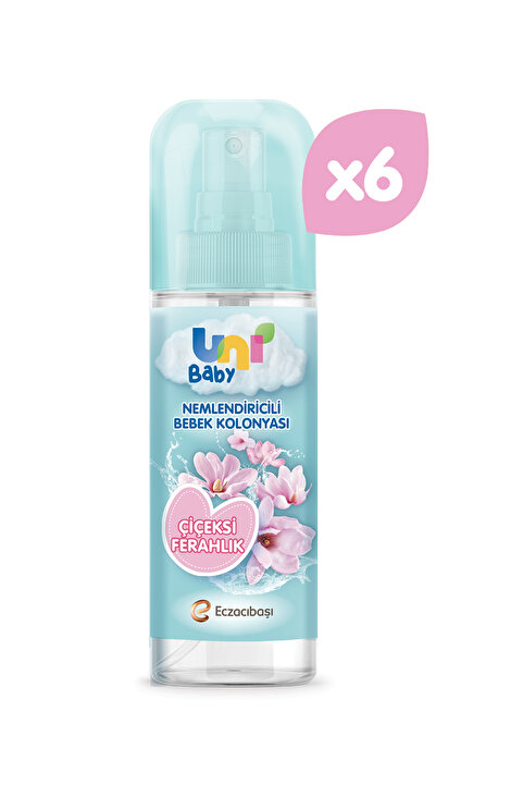 Uni Baby Kolonya Çiçeksi Kokular 150 ml X 6 Adet