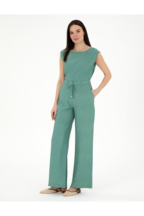 Pierre Cardin Yeşil Loose Fit Pantolon 50301266-VR054