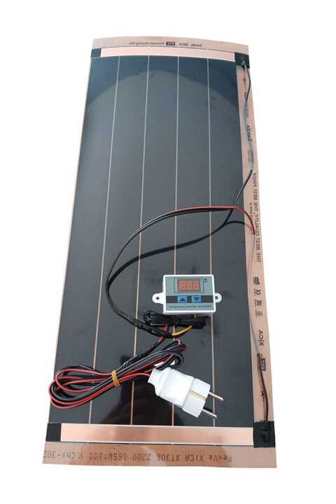 KORHAN TEKNİK Rexva 25x60 Karbon Isıtıcı Film Dijital Termostatlı Hazır Set