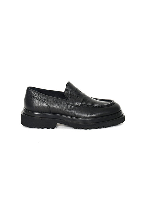 Tuna Hakiki Floter Deri EVA Taban Loafer Model Erkek Ayakkabı - Tuna 3420