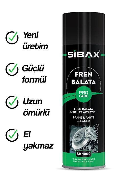 Genel Markalar SİBAX BALATA SPREYİ 500 ML