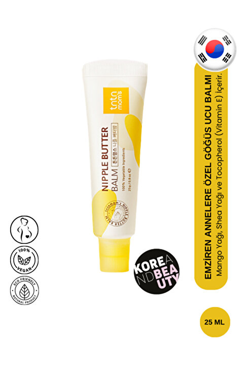 tntnmoms Tntnmom's Vegan Nipple Butter Balm | Nemlendirici Göğüs Ucu Balmı 25g
