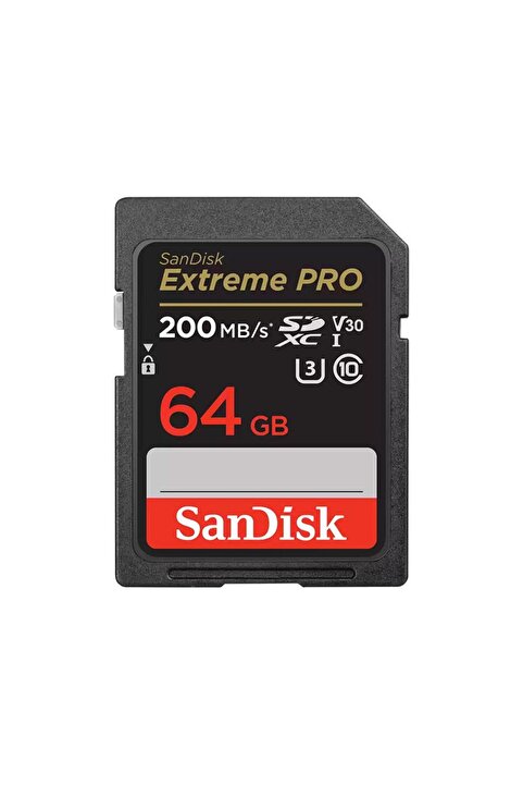 Sandisk Extreme Pro 64gb 200mb/s SDXC Hafıza Kartı