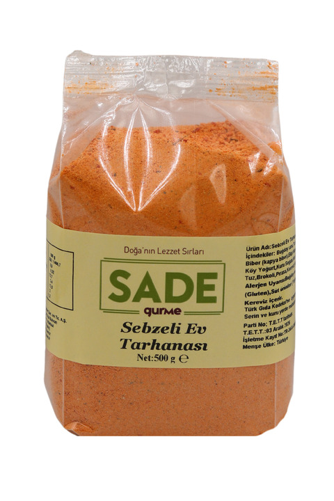 Sade Organik Sade Gurme Sebzeli Ev Tarhanası