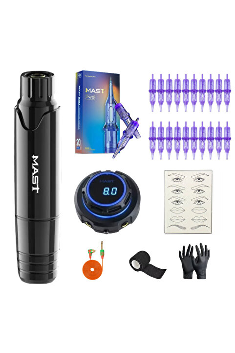 MAST P10 Kalıcı Makyaj Seti Siyah Power Supply Cihaz Resimde Ki Orijinal Ürünler Gönderilir