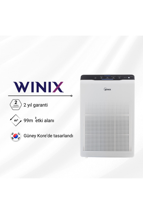 Winix Zero Hava Temizleyici 99m² Etkili, 390m³/h Hava Sirkülasyon Hızı, Karbon ve True HEPA Filtreli, ECARF Sertifikalı