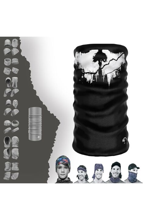 e-Taktik Call Of Duty Ghost Kuru Kafa/skull Desenli Özel Harekat Yazlık Boyunluk Buff Baf Maske Bere Toka
