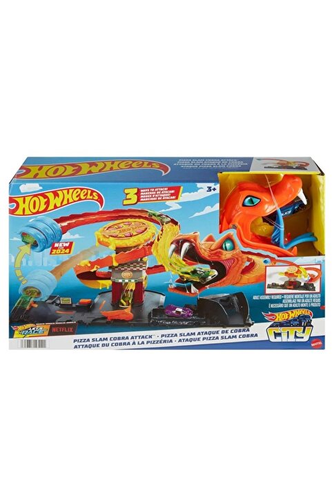 HOT WHEELS Pizza Dükkanında Kobra Macerası Oyun Seti HTN81