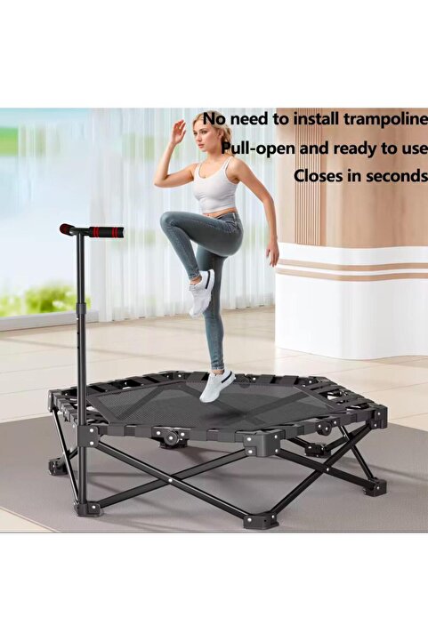 Leyaton Tutmalı KATLANIR Step Trambolin 106 Cm Yetişkin -Çocuk